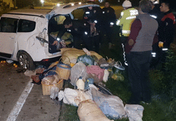 Samsun’da otomobil takla attı: 2 ağır yaralı
