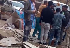 'Arabamı çizdin' kavgasında ortalık savaş alanına döndü