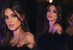 Deren Talu mini elbisesiyle sosyal medyayı salladı! 'Dünya standartlarında bir güzelliğin var'