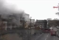 Çırağan Sarayı'nda yangın çıktı