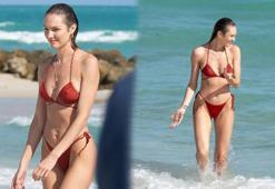 Candice Swanepoel yeni koleksiyonunu tanıttı: Pazar sabahı gibi