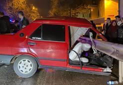 Araba kazada ikiye bölünmüştü! Nedeni ortaya çıktı