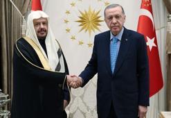 Cumhurbaşkanı Erdoğan, Suudi Arabistan Şura Meclisi Başkanı Al-Sheikh'i kabul etti