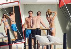 Leonardo Dicaprio lüks yatında bikinili güzellerle görüntülendi!