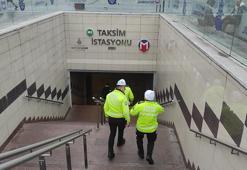 Taksim metrosunda raylara düşen yolcu nedeniyle seferler durdu