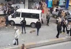 Bağcılar'da iş yerinde patlama meydana geldi