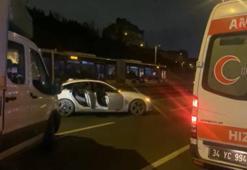 Haliç Köprüsü'nde otomobile silahlı saldırı!