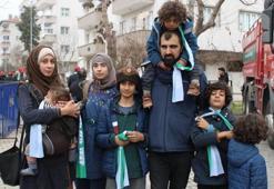 Cumhurbaşkanı Erdoğan'ı görmek için 6 çocuğuyla Fransa’dan geldi