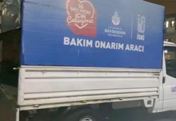 İBB ve İSKİ logolu kamyonette 112 kilo esrar ele geçirildi