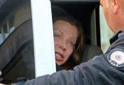 Rus kadın çıldırdı, ortalığı savaş alanına çevirdi!