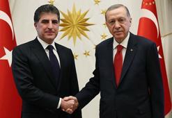Cumhurbaşkanı Erdoğan, IKBY Başkanı Barzani'yi kabul etti