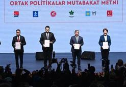 Millet İttifakı Ortak Mutabakat metnini açıkladı