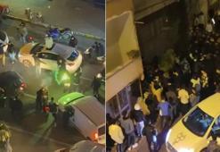 Asker eğlencesinde kavga! Meşale yakıp yolları kapattılar
