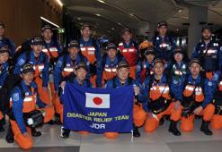 Japon arama kurtarma ekibi Türkiye'ye geldi