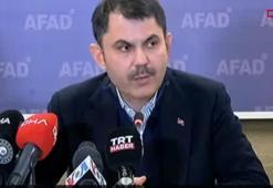 Bakan Kurum: Deprem doğrudan 13,5 milyon vatandaşımızı etkiledi