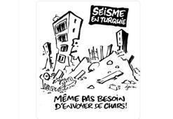 Charlie Hebdo'dan skandal! Türkiye'deki depremle dalga geçtiler