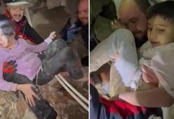 Ayaz ile ablası Ece Su'nun enkazdan kurtarılma anı kamerada