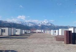 Deprem bölgesine konteyner kent kurulmaya başlandı