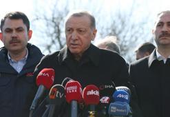 Cumhurbaşkanı Erdoğan deprem bölgesinde son durumu açıkladı