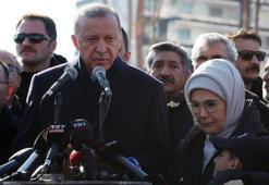 Cumhurbaşkanı Erdoğan afet bölgesinde: 1999 depreminden 3 kat daha büyük