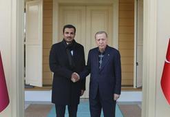 Cumhurbaşkanı Erdoğan, Katar Emiri Al Sani'yi kabul etti