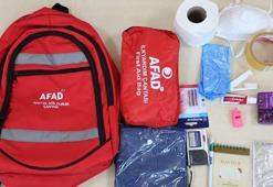 Deprem çantası listesi! Deprem çantasında olması gerekenler neler, deprem çantasında neler olur, hangi yiyecekler bulunur?