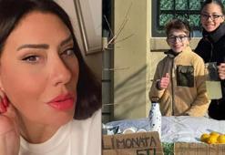 Işın Karaca depremzedeler için limonata sattı!