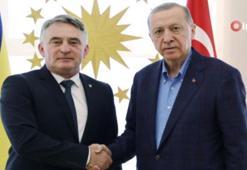 Cumhurbaşkanı Erdoğan Bosna Hersek Devlet Başkanlığı Konseyi Üyesi Komsic'i kabul etti