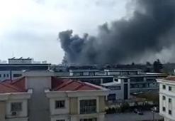 Esenyurt’ta civata fabrikasında yangın!