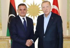 Cumhurbaşkanı Erdoğan, Libya Başbakanı Dibeybe'yi kabul etti