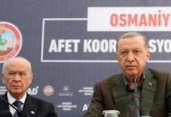 Cumhurbaşkanı Erdoğan ve Bahçeli deprem bölgesinde! '70 bin köy evi yapacağız'