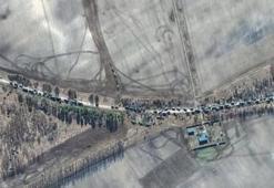 Uydu görüntülerinde ortaya çıktı! Rusya'nın Kiev'e gönderdiği 56 km’lik zırhlı konvoyun hikayesi