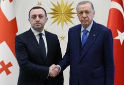 Cumhurbaşkanı Erdoğan Gürcistan Başbakanı Garibaşvili'yi kabul etti