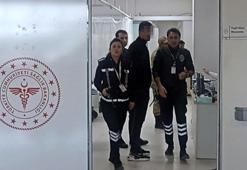 Eşiyle ultrason odasına alınmayınca doktoru ve sekreteri darbetti