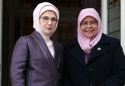 Emine Erdoğan, BM Habitat İcra Direktörü Sharif ile bir araya geldi