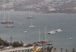 Bodrum ve Kaş arası denizde 'fırtına' uyarısı