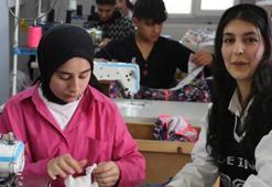 Devlet desteği ile tekstil atölyesi kurdu! Ev kadınıyken patron oldu