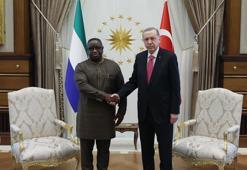 Cumhurbaşkanı Erdoğan, Sierra Leone Cumhurbaşkanı ile görüştü