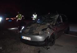 Navigasyonu ayarlarken dikkati dağıldı, otomobili ile takla attı