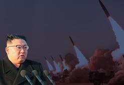 Kuzey Kore lideri Kim Jong-Un emri verdi! Balistik füzeler peş peşe ateşlendi