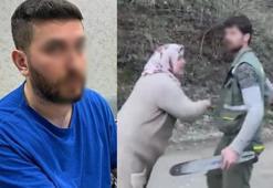 İstanbul’da baltalı oduncu dehşeti kamerada