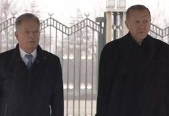 Finlandiya Cumhurbaşkanı Niinistö Ankara'da! Erdoğan resmi törenle karşıladı
