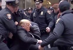 ABD eski başkan Donald Trump’ın tutuklanma görüntüleri ile çalkalanıyor! Fotoğraflar sosyal medyada viral oldu