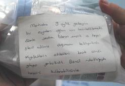 Depremzedelere gönderdikleri eşyaların arasındaki notlar yürek ısıttı