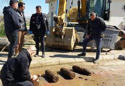 Çanakkale Savaşları'ndan kalma 4 top mermisi bulundu