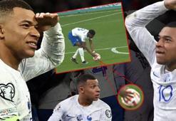 Fransa'da şaşırtan olay; top patladı, frikik kazandı! Mbappe ilk maçında şov yaptı