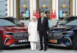Cumhurbaşkanı Erdoğan'a ilk Togg teslimatı yapıldı