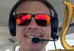 Havada kobra paniği! Uçakta pilotu ısırdı yolcular dondu kaldı...