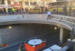 Taksim’de Ukraynalı şahıs 'Savaşa hayır' diyerek intihar girişiminde bulundu