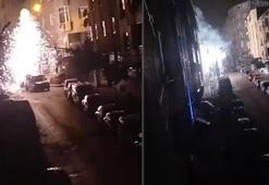 Sultangazi'de elektrik kablolarında  art arda patlama! Panikle kendilerini dışarı attılar